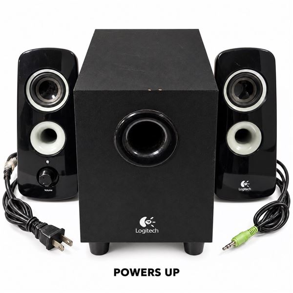 LOGITECH 2.1 SPEAKER SYSTEM WITH SUBWOOFER