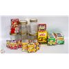 Image 1 : BOX OF CANNING JARS AND 20 BOXES OF NEW SNAP
