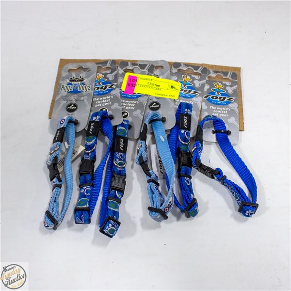 6 BRAND NEW SMALL/MEDIUM DOG COLLARS