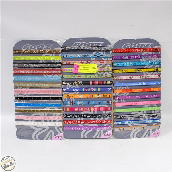APPROX 30 DISPLAY STRETCHY SMALL COLLARS