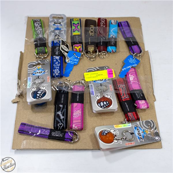 15 BRAND NEW KEY CHAINS