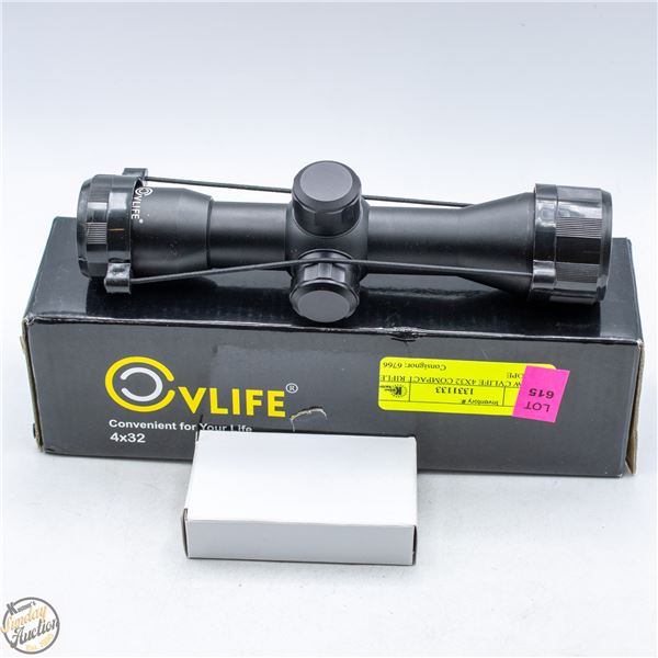 NEW CVLIFE 4X32 COMPACT RIFLE SCOPE