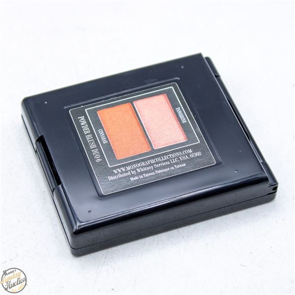 NEW MONOGRAM POWER BLUSH DUO, TANGERINE &