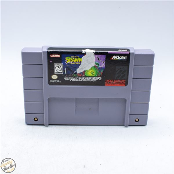 SPAWN SUPER NINTENDO SNES VIDEO GAME CARTRIDGE