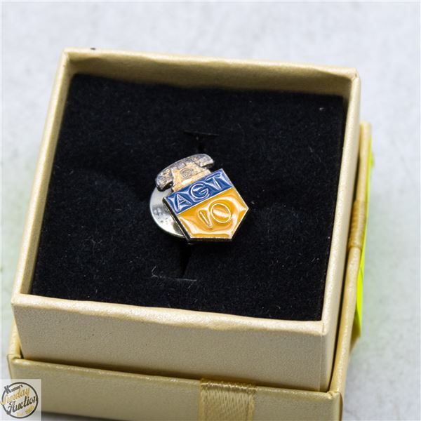 1960S AGT ALBERTA STERLING SILVER PIN
