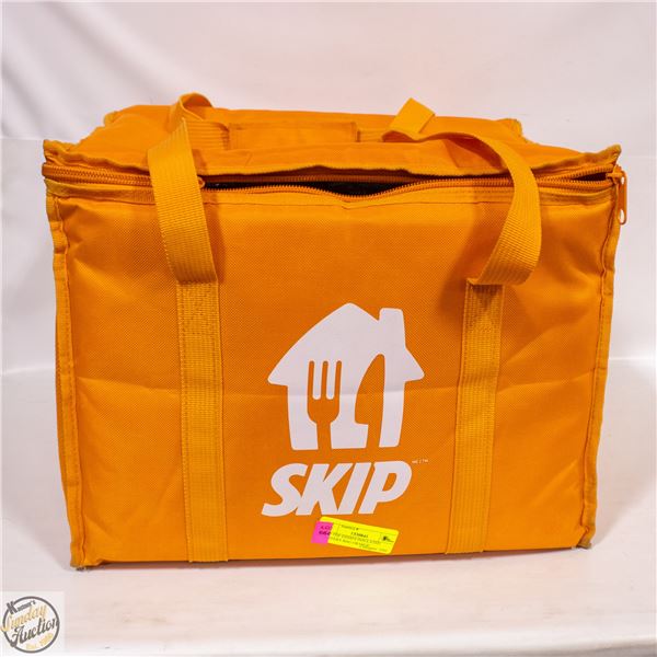SKIP THE DISHES INSULATED DELIVERY BAG ORANGE