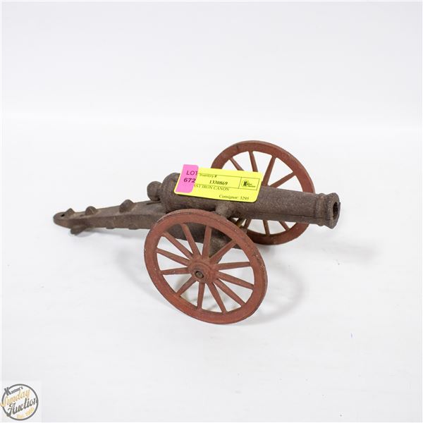 OLD CAST IRON CANON