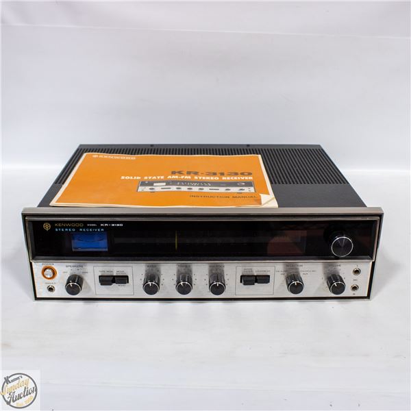 VINTAGE KENWOOD STEREO RECIEVER IN ORIGINAL BOX