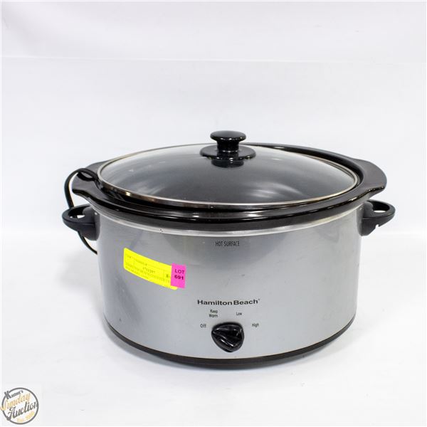 HAMILTON BEACH COUNTER CROCK POT MODEL 33550