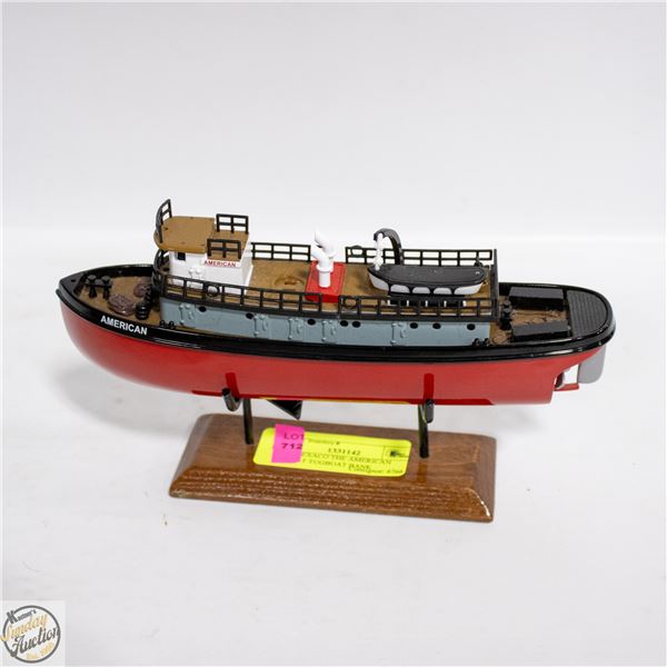 ERTL TEXACO THE AMERICAN DIECAST TUGBOAT BANK