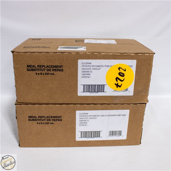 2 X 24 PACK GLUCERNA EXP APR 1 2027
