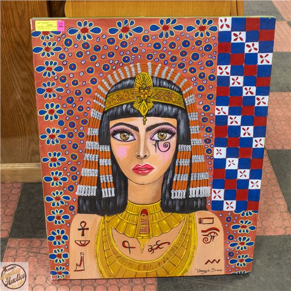 ORIGINAL "EGYPTIAN WOMAN" PAINTING 24” X 30”