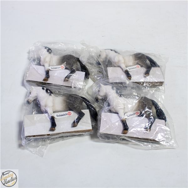 PACK OF 4 BRAND NEW SCHLEICH HORSE FIGURINE
