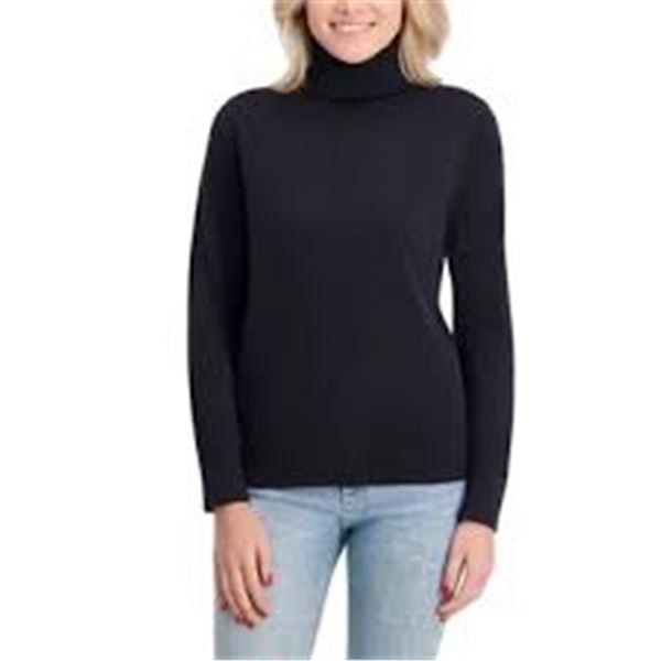 NEW TOMMY HILFIGER WOMENS TURTLENECK XS BLACK