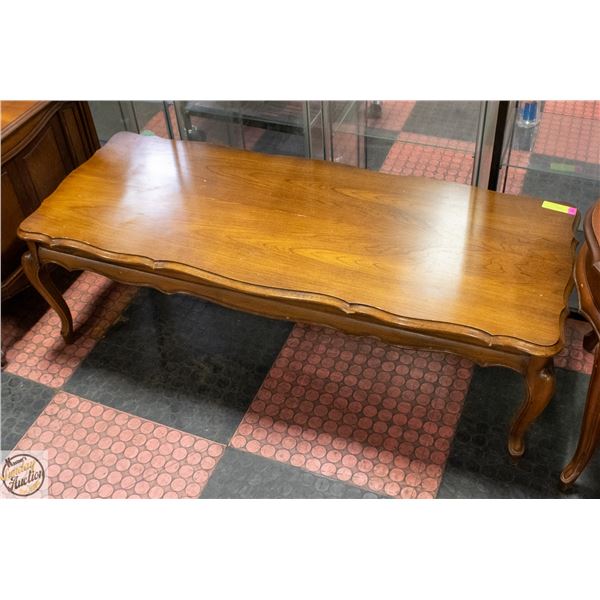 VINTAGE VICTORIAN STYLE COFFEE TABLE 16" H X 20"