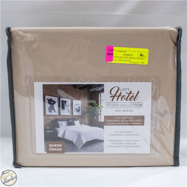 BRAND NEW LOFT HOTEL STUDIO COLLECTION QUEEN