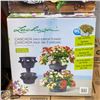Image 1 : CASCADA 2PC FLOWERING WATERING PLANTER IN BOX