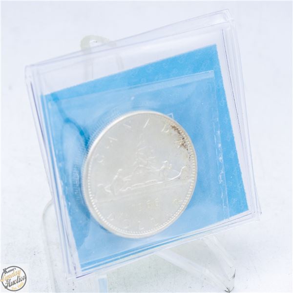 #5262-1966 $1.00 SILVER COIN 80 % SILVER