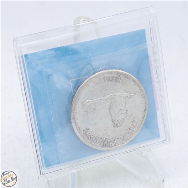#5263-1967 $1.00 SILVER COIN 80 % SILVER