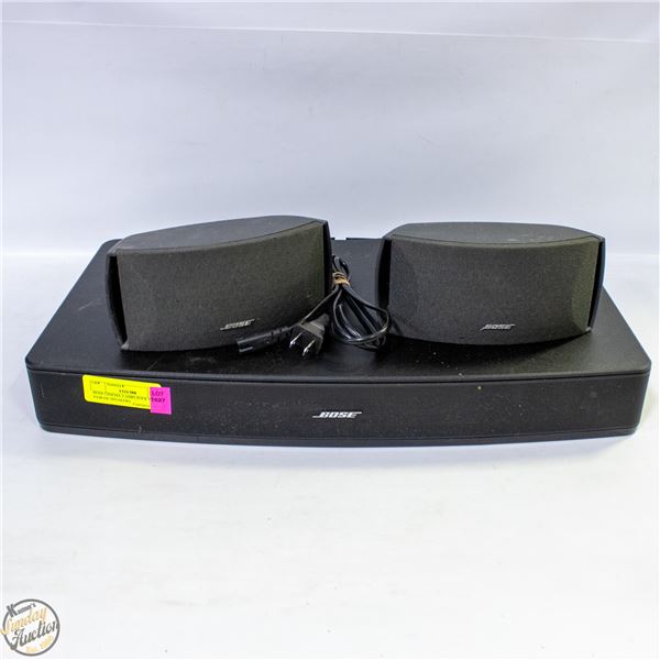 BOSE CINEMA 2 AMPLIFIER WITH PAIR OF SPEAKERS