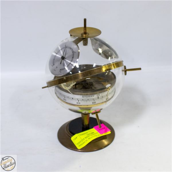 VINTAGE WEST GERMAN SPHERICAL WEATHER STATION