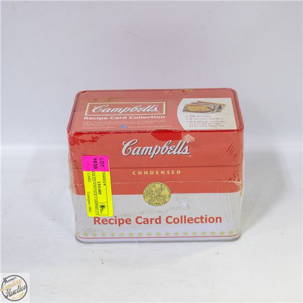 NEW SEALED VINTAGE CAMPBELL'S RECIPE CARD