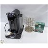 Image 1 : NESPRESSO WITH POD HOLDER AND PODS