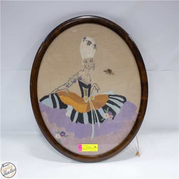 1920-1940'S VINTAGE ART DECO EMBROIDERED