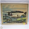Image 1 : VINTAGE COASTAL SCENE PICTURE