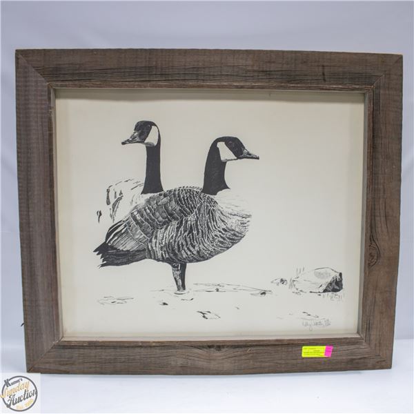 SIGNED 1975 LIMITED EDITION 154/500WILDLIFE PRINT