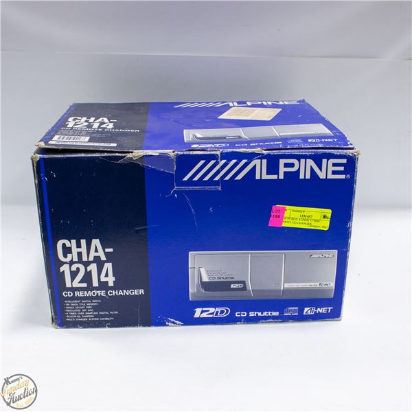 NEW IN BOX ALPINE 12 DISC REMOTE CD CHANGER