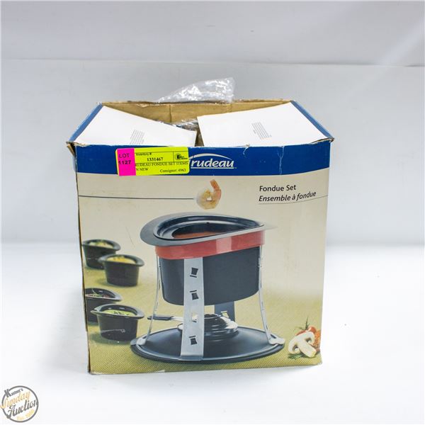 NEW TRUDEAU FONDUE SET ITEMS STILL IN NEW