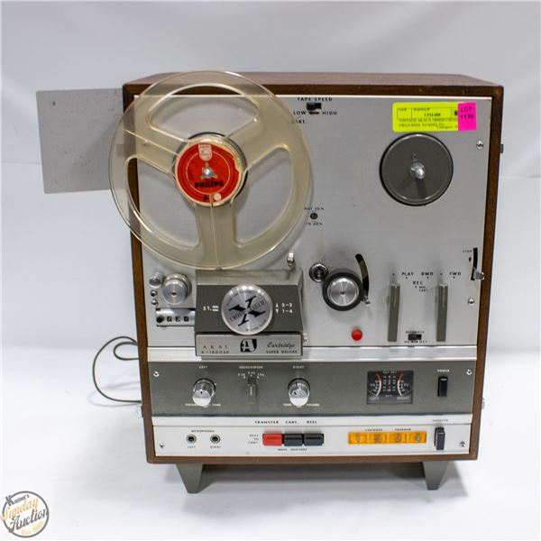 VINTAGE AKAI X-1800SD CROSS FIELD REEL TO REEL TO