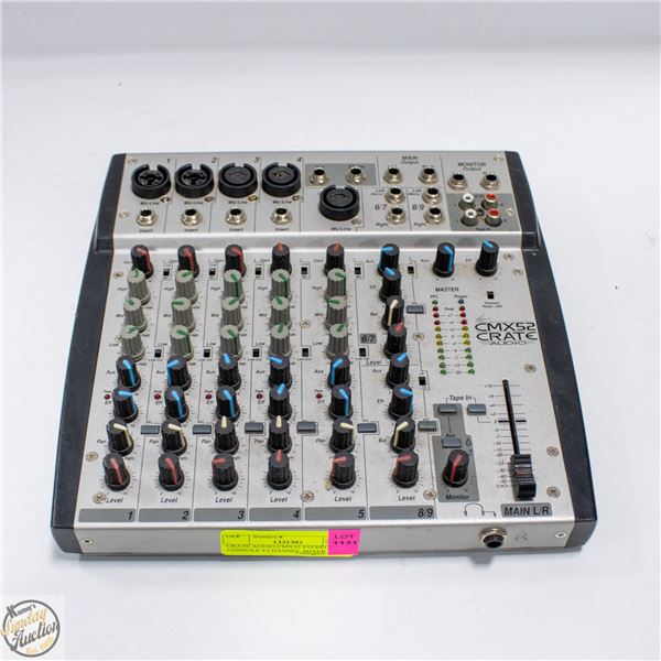 CRATE AUDIO CMX52 STEREO CONSOLE 4 CHANNEL MIXER