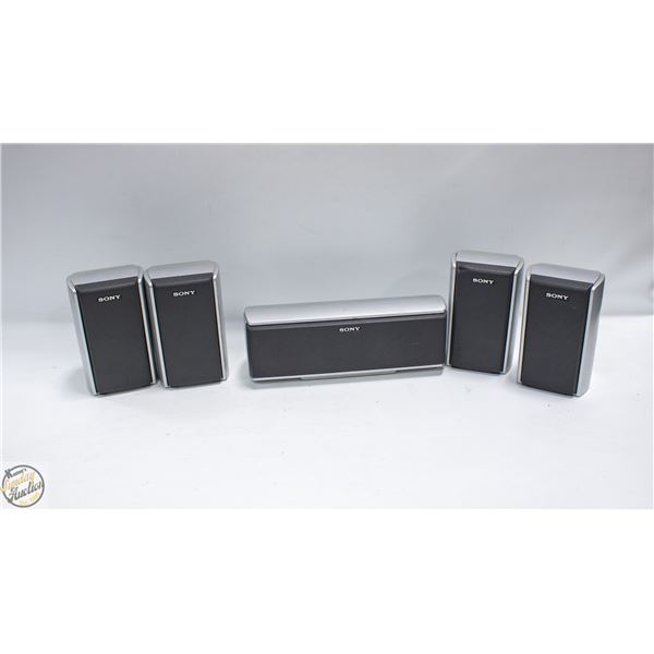 PKG OF SONY SURROUND SOUND SPEAKERS