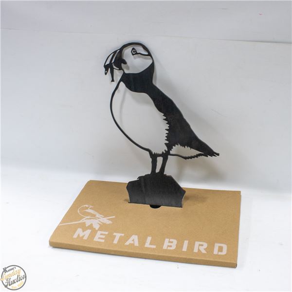 NEW METALBIRD PUFFIN SILHOUETTE 9" X 7"