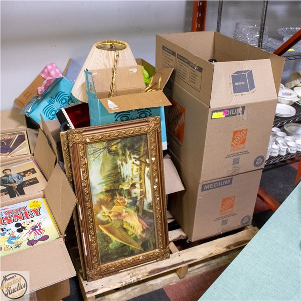 PALLET OF ESTATE HOUSEHOLD ITEMS ASSORTED