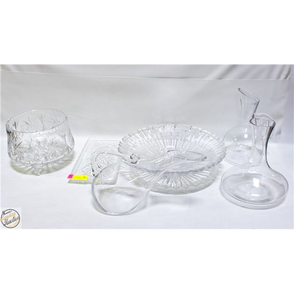 ESTATE PINWHEEL CRYSTAL + GLASSWARE COLLECTION