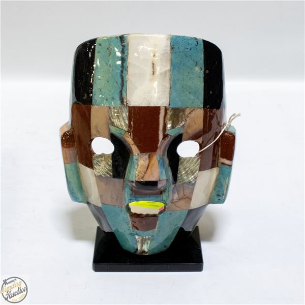 GENUINE STONE TRADITONAL OAXACAN FESTIVAL MASK PC