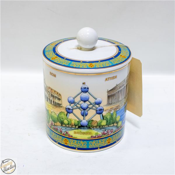 SELTMAN -WEIDEN GERMAN PORCELAIN JAR H-6"