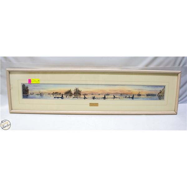 FRAMED PRINT BC ARTIST GORDON HENSCHEL