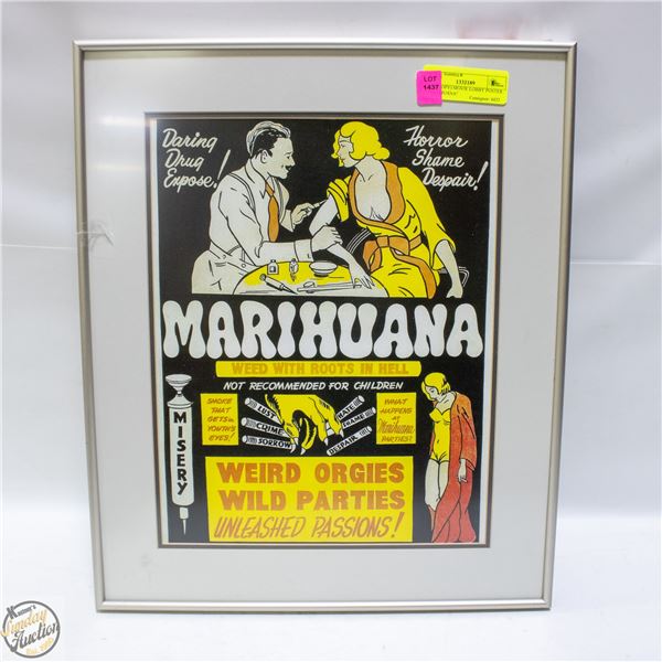 1936 (COPY) MOVIE LOBBY POSTER "MARIHUANA" 15.5" X
