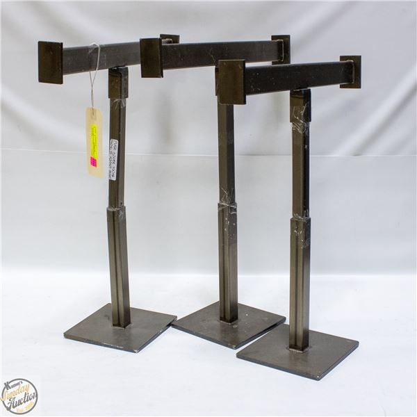 LOT OF 3 STORE FIXTURE DISPLAY STANDS
