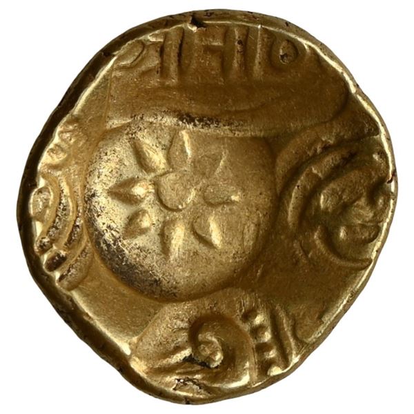 Yadavas Of Devagiri Ramchandra Deva Gold Gadyana (12-13 Century AD)