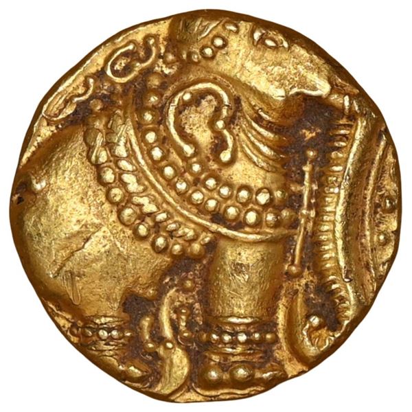 Western Ganga Dynasty (10-11 Century AD), Gold Gadyana (Gaja Hana)