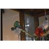 Image 2 : VINTAGE PORCELAIN BIRD & FLOWER SCULPTURES ON STANDS BY FRANKLIN MINT (5 PCS)