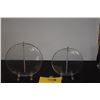 Image 2 : VINTAGE MID CENTURY MODERN GLASS OIL LAMPS (4 PCS)