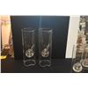 Image 2 : COLLECTION OF GLASS OIL LAMPS (4 PCS)