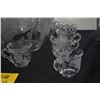 Image 3 : VINTAGE ETCHED GLASS PUNCHBOWL & GLASSES (13 PCS)