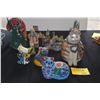 Image 4 : COLLECTION OF CAT FIGURINES (19 PCS)